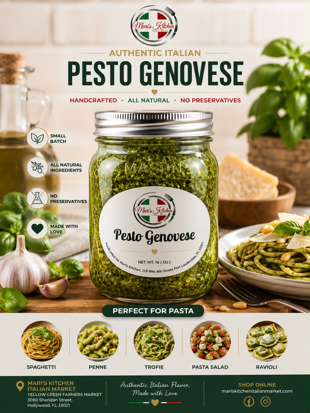 Pesto Genove ( 16oz )