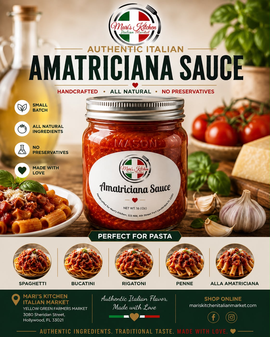 Amatriciana Sauce ( 16 Oz )