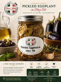 Pickled Eggplant in Olive Oil